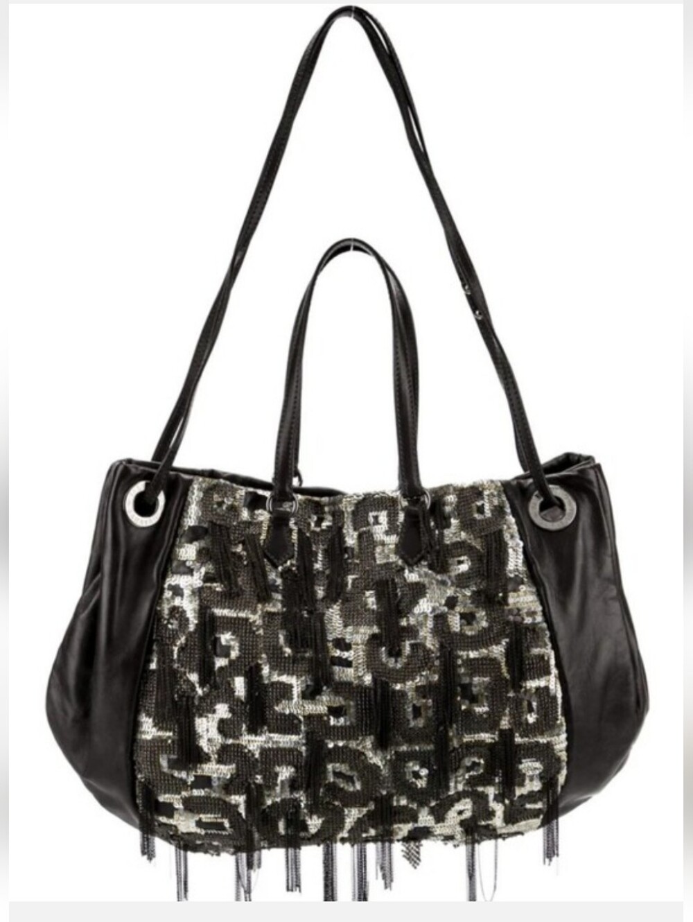 Valentino Sequin Glam Rock Tote Bag